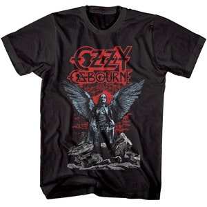 Ozzy Osbourne Dark Angel Men&#39;s T Shirt Adult Tees