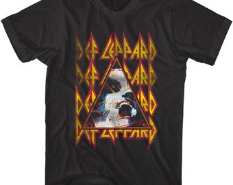Def Leppard Hysteria Face Adult T-Shirt