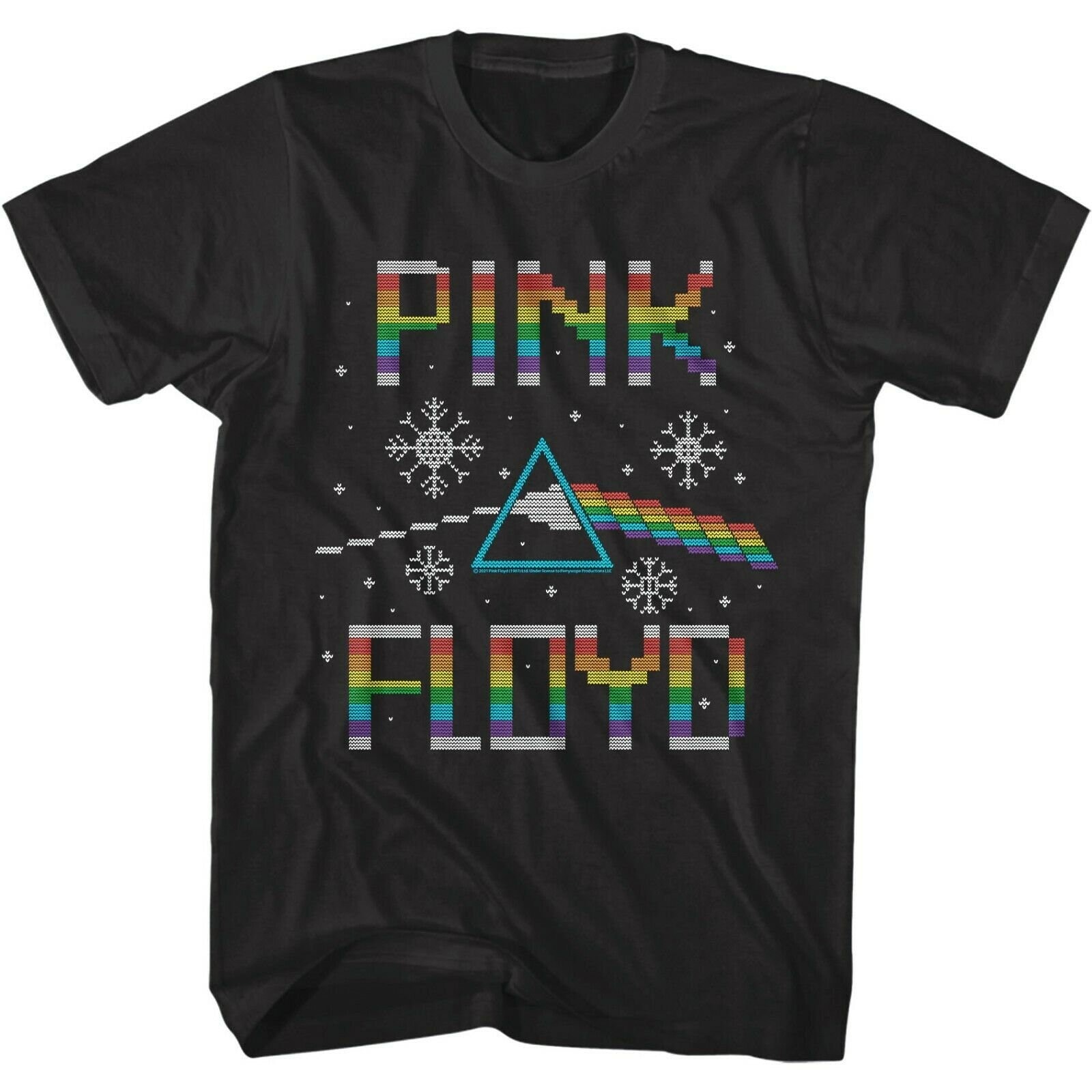 Pink Floyd Christmas Prism T Shirt Adult Tees - Etsy