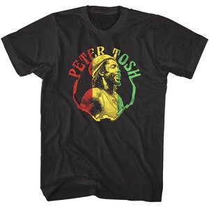 Peter Tosh Rastafari Is Adult T-Shirt Reggae Activist Legalize Legacy Dredd Adult Tees