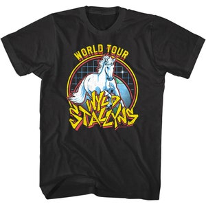 Bill & Ted Wyld Stallyns World Tour Men&#39;s T Shirt Adult Tees