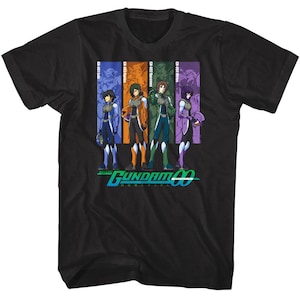 GUNDAM 00 Pilots Exia Kyrios Dynamos Adult T-Shirt