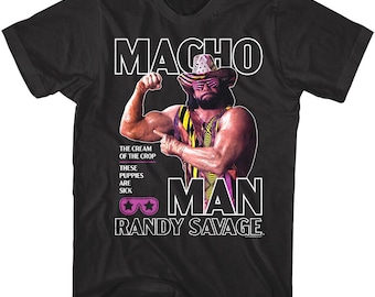 Macho Man Cream of the Crop Flex Men's T Shirt Adult Tees