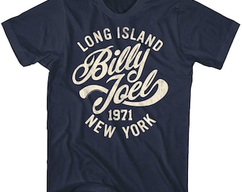 Billy Joel Men's T-shirt Vintage Piano Man Album Graphic Tee Big