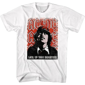 ACDC Lock up Your Daughters Men s T shirt Etsy