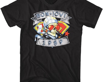 Bon Jovi Slippery When Wet Photo Black Adult T-shirt - Etsy