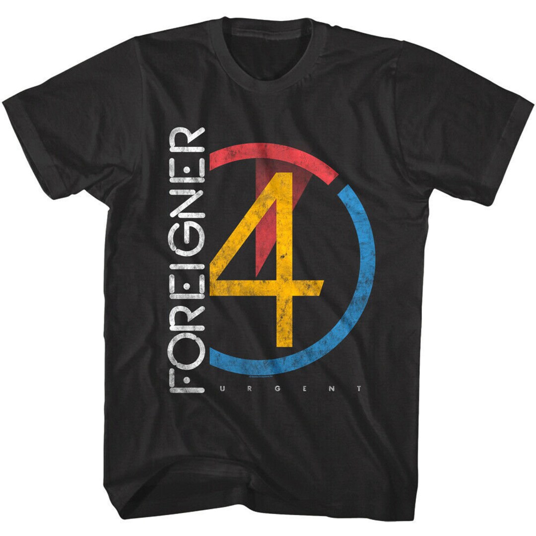 Foreigner T-shirt Urgent 4 Adult Rock Shirt Music Adult Tees - Etsy