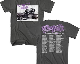 AEROSMITH Pump American Tour 1990 Adult T-Shirt Rock Band Concert Merch Adult Tees