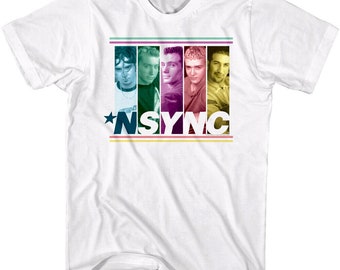 Vtg 1999 N Sync Concert T-shirt White S/m 90s Nsync Boy Band Pop