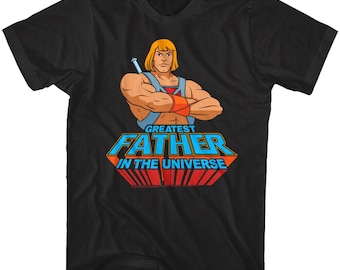He-Man Greatest Father in the Universe Men's T Shirt Adult Tees
