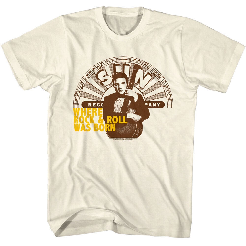 Elvis Presley Where Rock & Roll was Born Adult T-Shirt