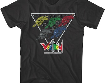 Voltron Space Lions Men's T Shirt Adult Tees