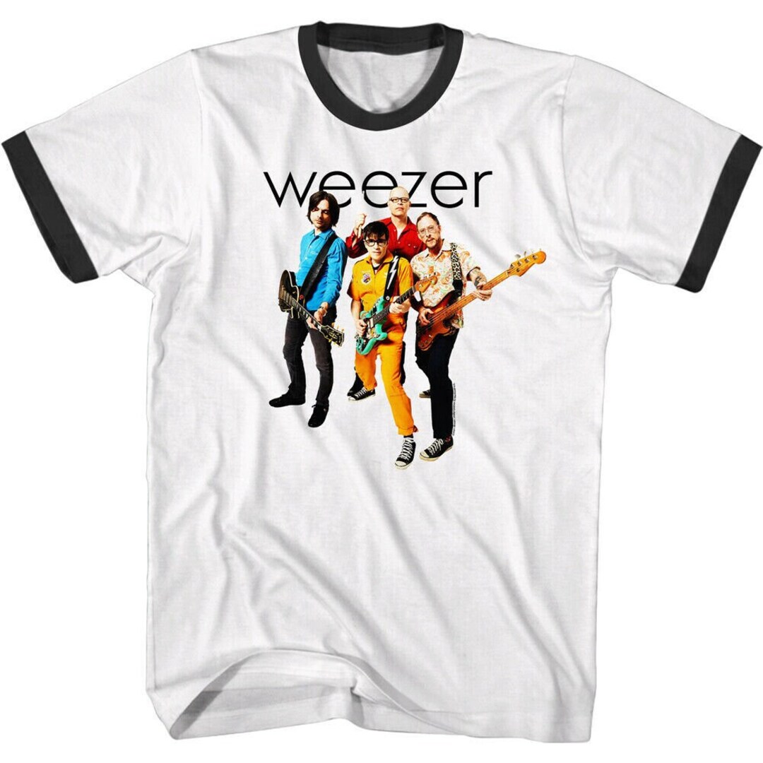 WEEZER Adult T-shirt Alternative Rock Band Graphic Tees