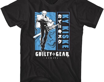 Guilty Gear Strive Ky Kiske Men's T Shirt Adult Tees