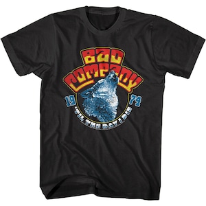 Bad Company Wolf Head 74 Adult T-Shirt