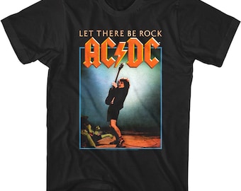 AC/DC Let There Be Rock Black Adult Classic T-shirt - Etsy