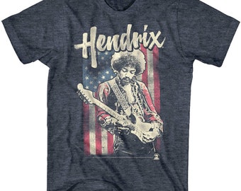 Guitar Gods Rolling Stones X Jimi Hendrix Tees Tops Crewneck Shirt