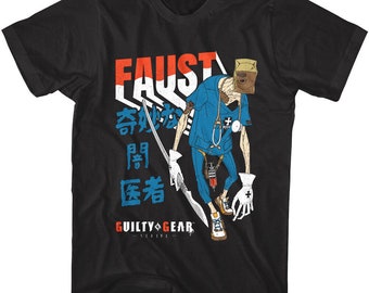 Guilty Gear Strive Faust Men's T Shirt Adult Tees