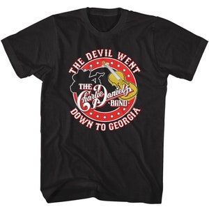 Charlie Daniels Band Devil Went Down to Georgia Adult T-Shirt