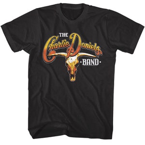 Charlie Daniels Band Steer Skull Adult T-Shirt