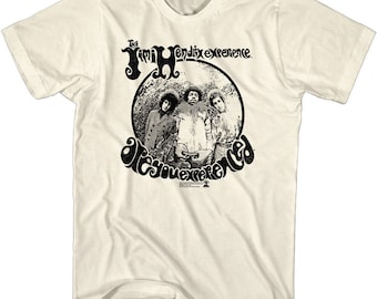 Jimi Hendrix Are You Experienced Script Logo T-Shirt – Official Licensed Men’s Black Rock Tee - View #5