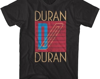 Duran Duran 80's Logo Men's T Shirt Adult Tees