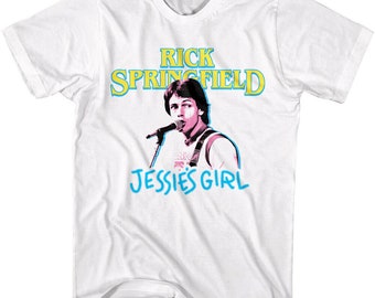 Rick Springfield Jessie's Girl Men's T Shirt Adult Tees