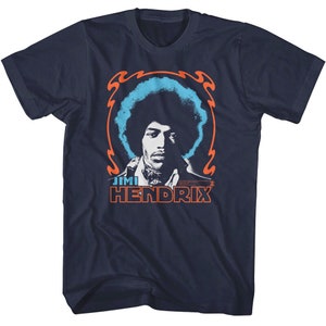 JIMI HENDRIX Trademark Afro Adult T-Shirt