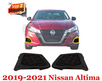 thumbnail image 2 of Black Fog Light Cover Set For 2019-2021 Nissan Altima S & SR – NI1038163 / NI1039163 2 of 6