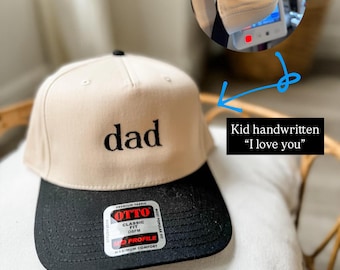 Dad Hat | Embroidered Hat | Kid Drawing Dad Hat