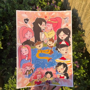 A4 Art Print ‘Bubbline’