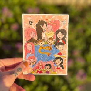 A6 Art Print ‘Bubbline’