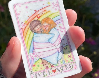 Vinyl sticker ‘T4T lovers’