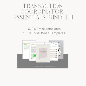 Real Estate TC Essentials Bundle: Email & Social Media Templates (Digital Download)