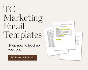 Transaction Coordination Email Marketing Templates | Google Doc Templates | TC Marketing Templates | Real Estate Marketing Templates
