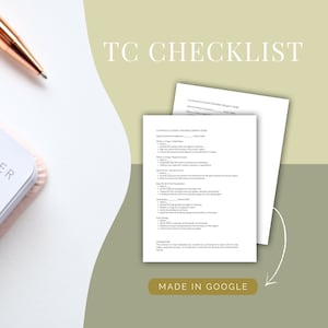 Real Estate Transaction Coordinator Checklist: Buyer & Seller (Editable Canva Template)