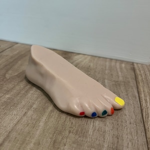 Foot In the Door - Silicone Door stop - Custom Nail Color