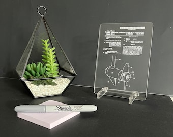 MINI Custom Personalized Acrylic Patent Plaque