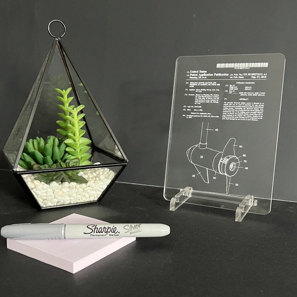 MINI Custom Personalized Acrylic Patent Plaque