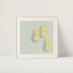 Download digital | Pintura a óleo de espreitadelas | Feito à mão | Decoração minimalista | Decoração Infantil | Silenciado | Cores Pastel | Nostalgia da infância