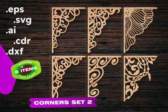 Svg Rounded Left Corner Corner Swirls Svg