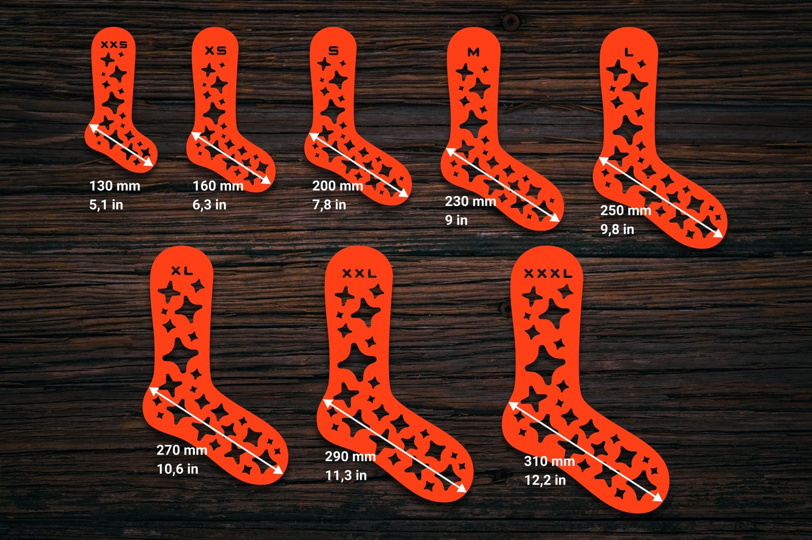 Sock Blocker Svg Laser Cut Files Dxf Files for Cnc Files for - Etsy