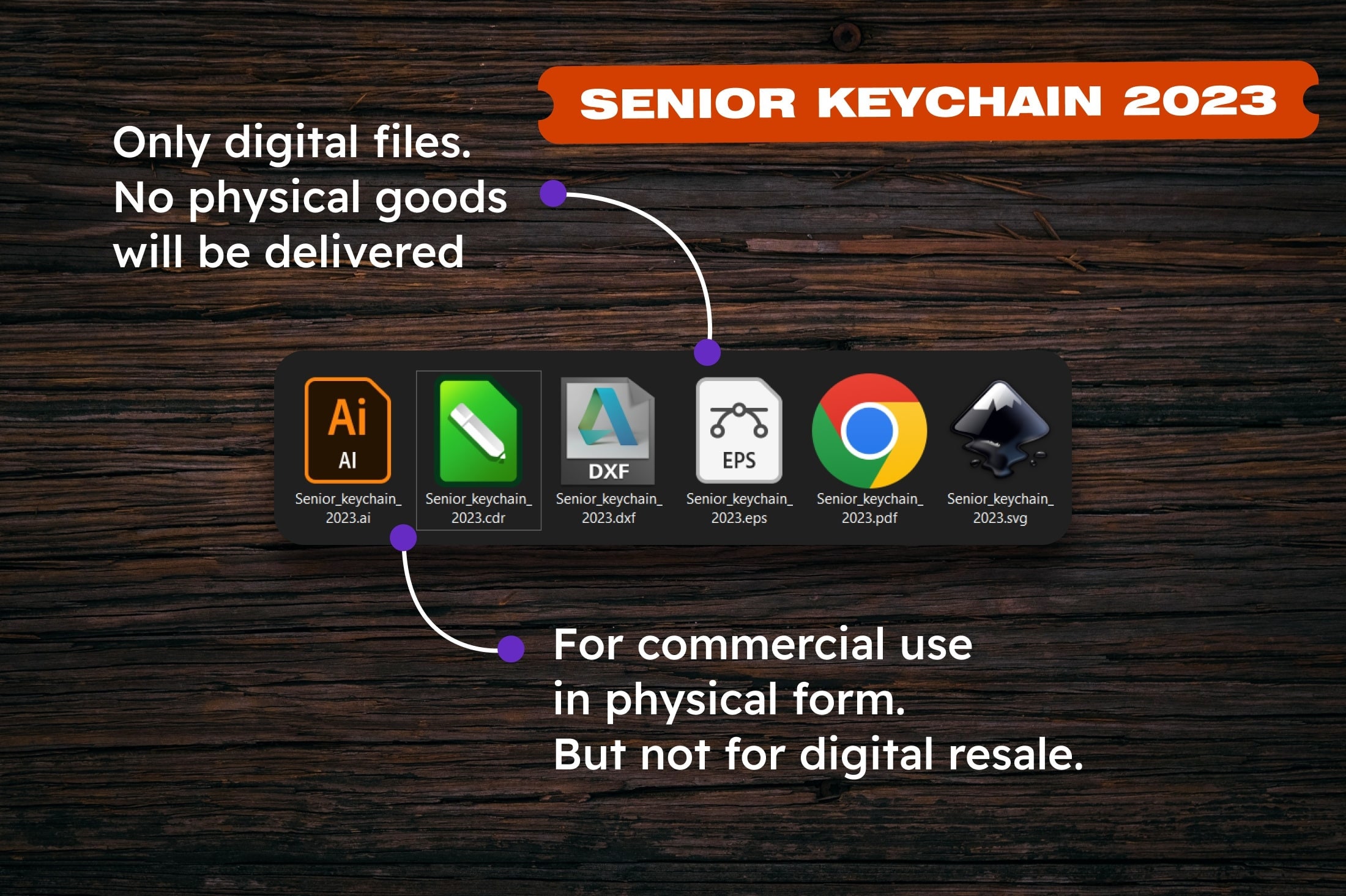 Senior Keychain Svg 2023 Senior Graduate Keychain Wristlet - Etsy