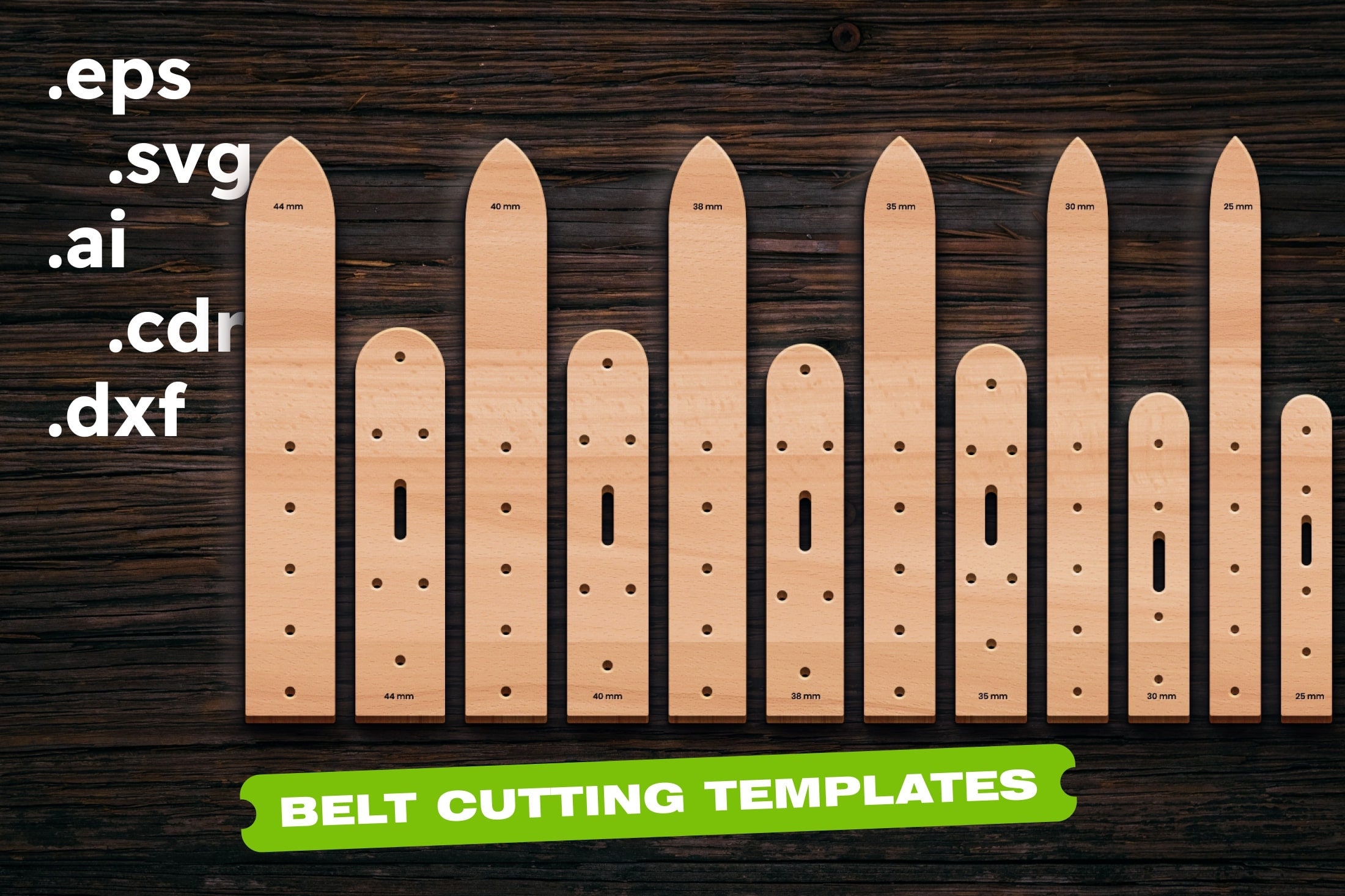Belt Cutting Templates Patterns For Leather Belts Ruler Svg Laser Cut Belt Cutting Templates Patterns For Leather Belts Ruler Svg Laser Cut