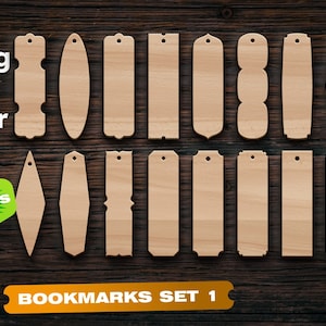 Bookmarks set 1 tags svg Reading dxf files CNC files for wood Book mark svg Laser cut files Laser cut files Laser cut files