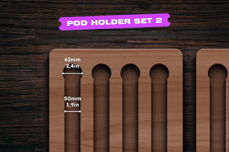 Coffee Pod Holder DXF Capsule Holder Cnc Router Vector Cut Etsy