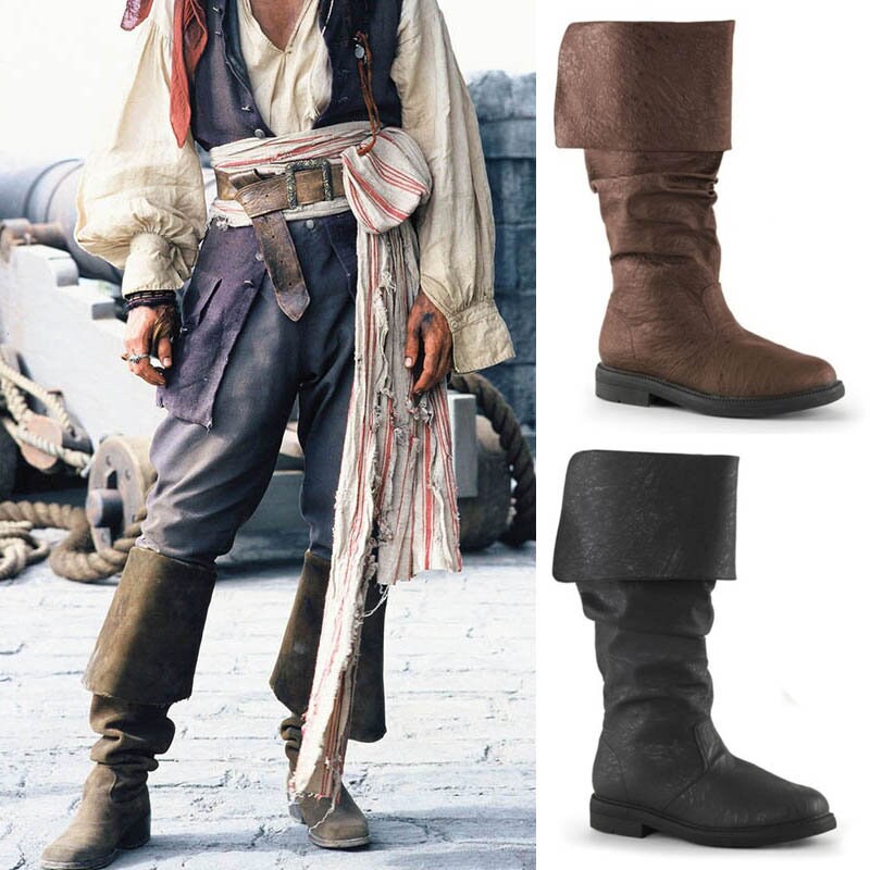 Mannen pirate laarzen - Etsy Nederland