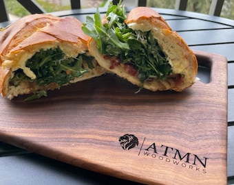 The Get-A-Grip Sandwich Board | Black Walnut, Free Engraving
