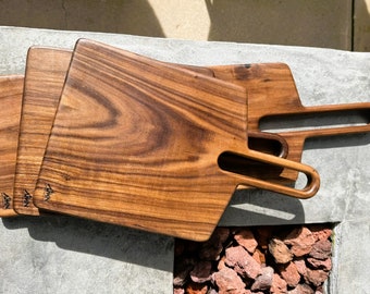 The Hyperloop Charcuterie Board | Black Walnut or Maple, Free Engraving