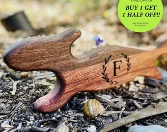 OVEN BUDDY  | Wooden Squirrel Oven Rack Push Pull and Bottle Opener | Personalized Engraving